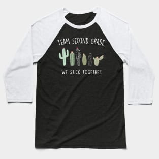 Cactus School Shirt Second Grade Baseball T-Shirt